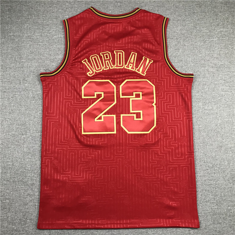 Men's Chicago Bulls Michael Jordan Red 1997-98 Hardwood Classics Swingman Jerseys