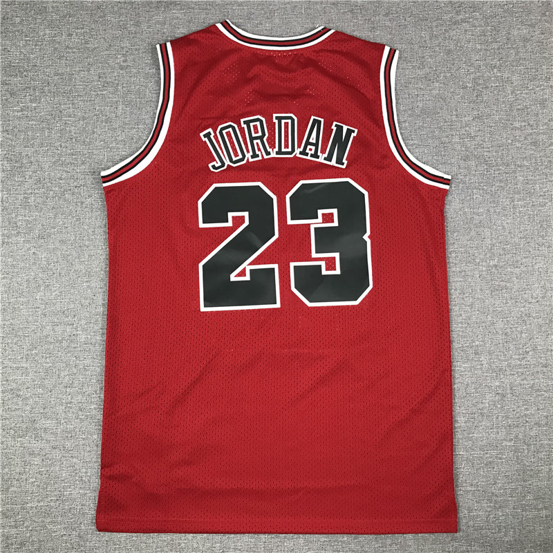 Men's Chicago Bulls Michael Jordan Red 1997-98 Classics Rookie Authentic Jerseys