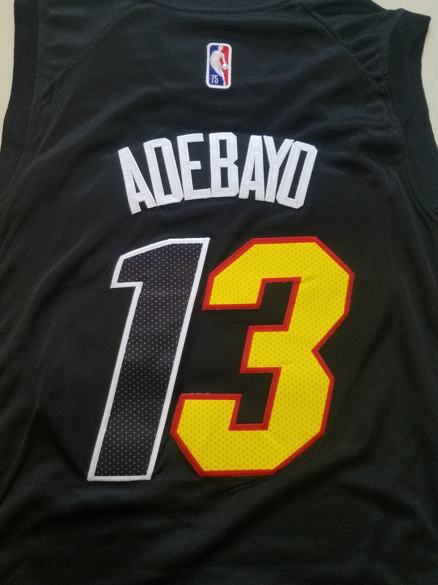 Men's Miami Heat Bam Adebayo #13 Black Swingman Jerseys City Edition