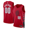 Men's Portland Trail Blazers Red 2022/23 Swingman Custom Jerseys - Statement Edition