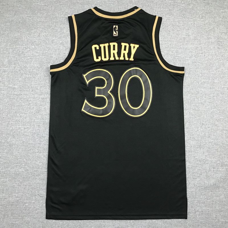 Men's Golden State Warriors Stephen Curry #30 Black Classic Swingman Jerseys