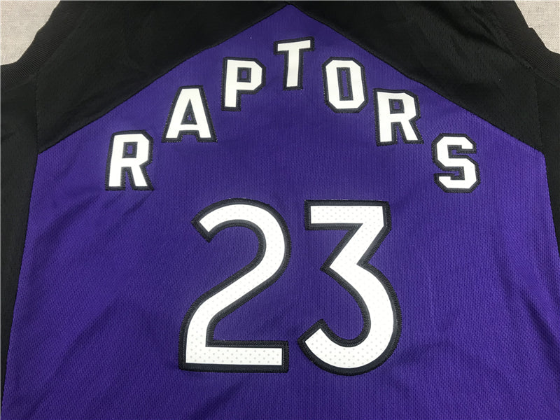 Men's Toronto Raptors Fred VanVleet Black/Purple 2020/21 Swingman Player Jerseys