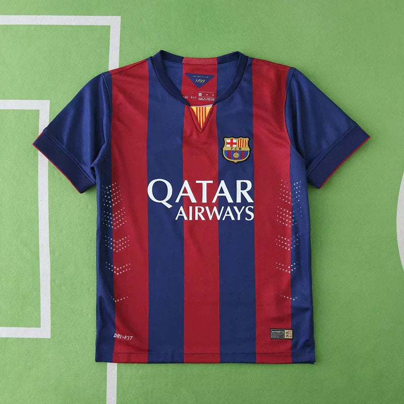 F.C. Barcelona Home Retro Kids Kit 14/15 Season