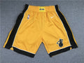 Men's Miami Heat Yellow 2020/21 Earned Edition Basketball Shorts1