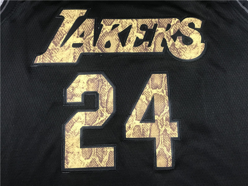 Men's Los Angeles Lakers Kobe Bryant #24 Black Swingman Player Jerseys