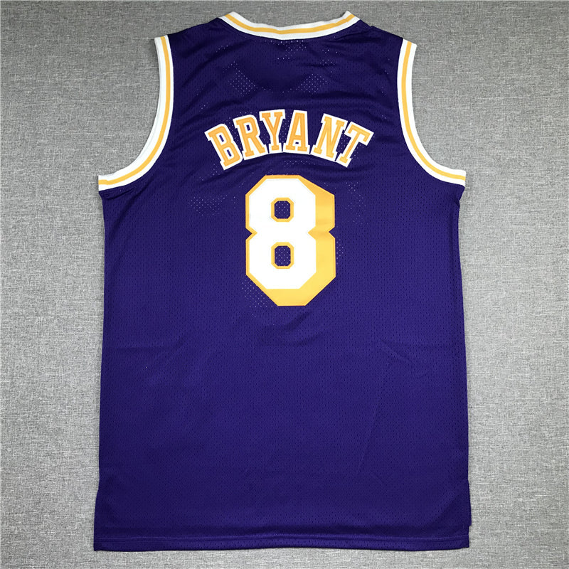 Men's Los Angeles Lakers Kobe Bryant 1996-97 Purple Hardwood Classics Authentic Jerseys