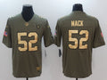 Men's Las Vegas Raiders Khalil Mack #52 Brown Player Game Jerseys