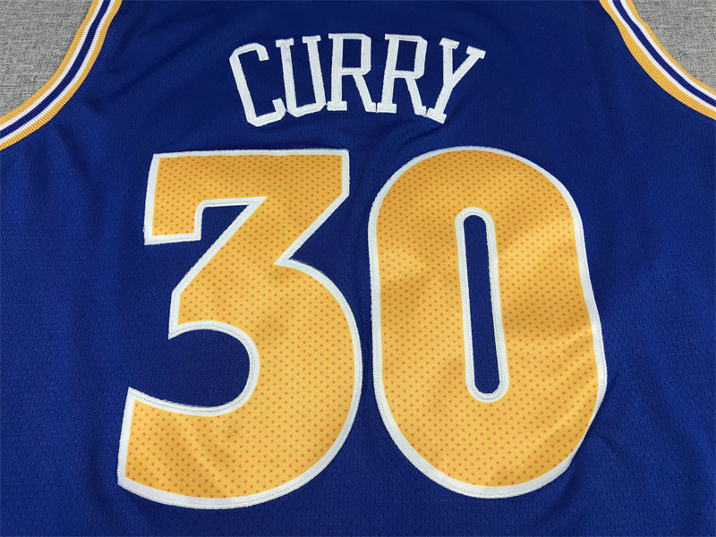 Men's Golden State Warriors Stephen Curry #30 Blue 2022/23 Swingman Jerseys - Classic Edition