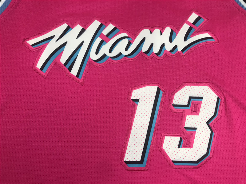 Men's Miami Heat Bam Adebayo #13 Pink Swingman Player Jerseys