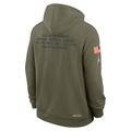 Men's Seattle Seahawks Nike Olive 2025 Salute to Service Sideline Standard Issue Dri-FIT Hoodie