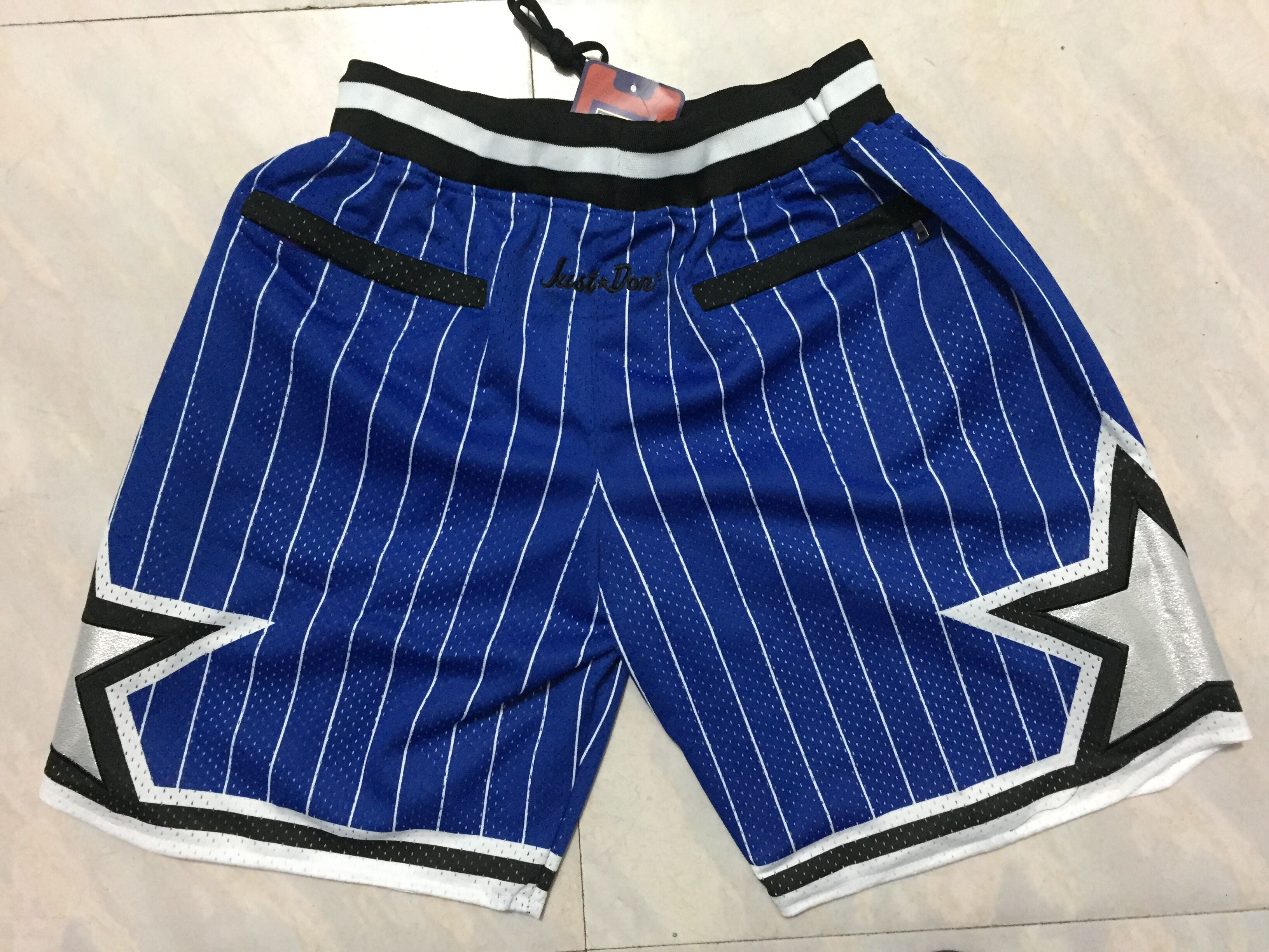 Men's Orlando Magic Blue Basketball Shorts1