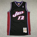 Men's Utah Jazz John Stockton Black 1998-99 Hardwood Classics Swingman Jerseys