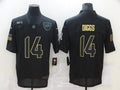Men's Buffalo Bills Stefon Diggs #14 Black Game Player Jerseys