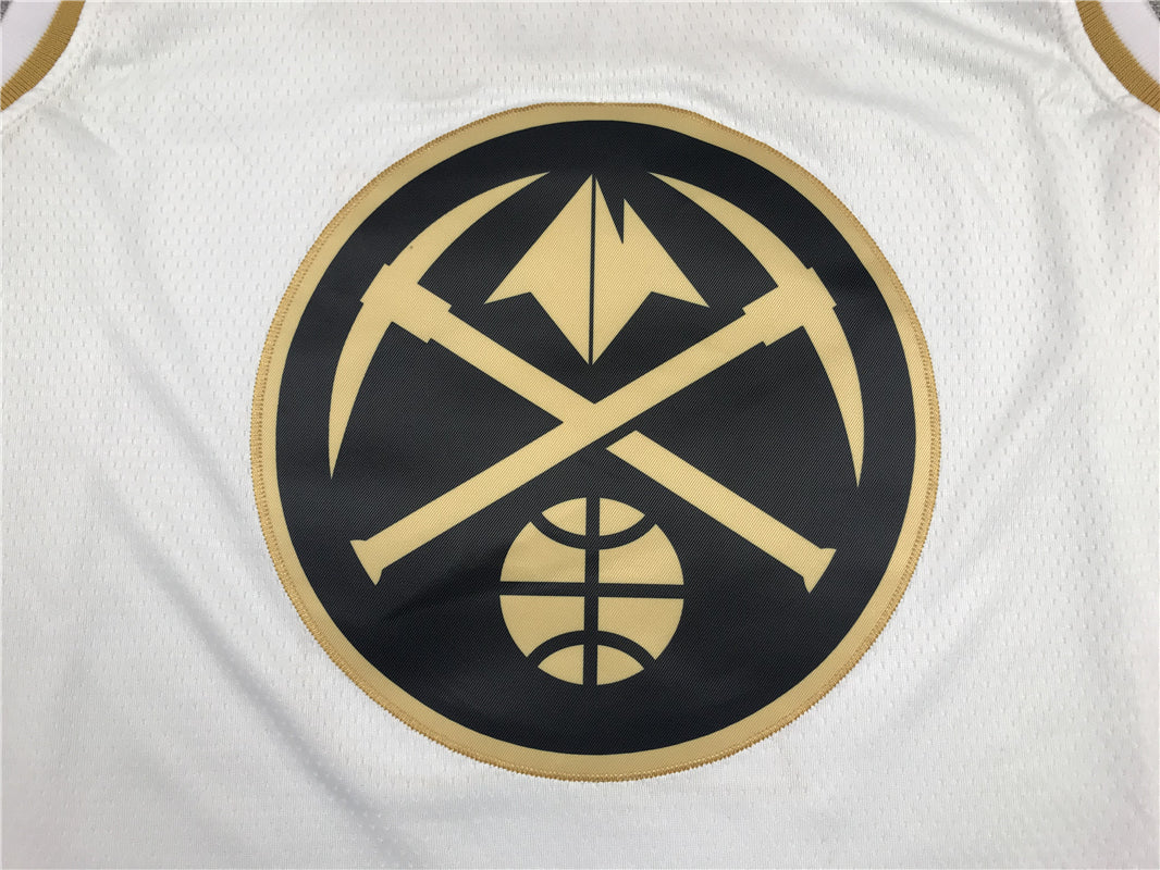 Men's Denver Nuggets Nikola Jokic #15 White Swingman Player Jerseys