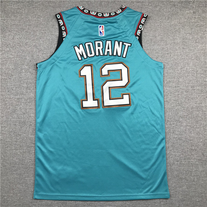 Men's Memphis Grizzlies Ja Morant #12 Green Classic Jerseys