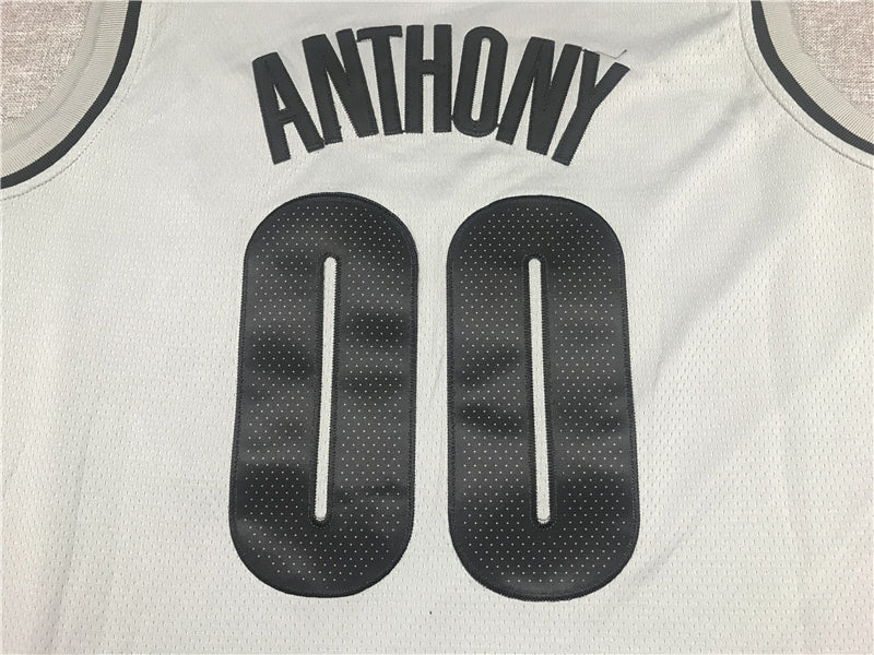 Men's Portland Trail Blazers Carmelo Anthony Gray Swingman Player Jerseys