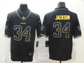 Men's Las Vegas Raiders #34 Bo Jackson Black Authentic Player Jerseys