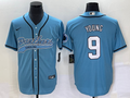 Men's Carolina Panthers Bryce Young #9 Blue Game Jerseys Joint Edition