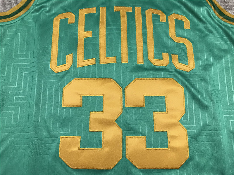 Men's Boston Celtics Larry Bird 1985-86 Green Hardwood Classics Swingman Jerseys