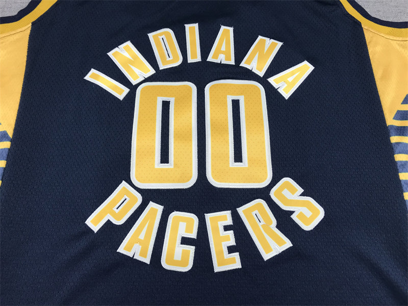 Men's Indiana Pacers Bennedict Mathurin #00 Navy Fast Break Replica Jerseys - Icon Edition