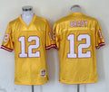 Men's Tampa Bay Buccaneers Tom Brady Mitchell & Ness Yellow Legacy Replica Jerseys
