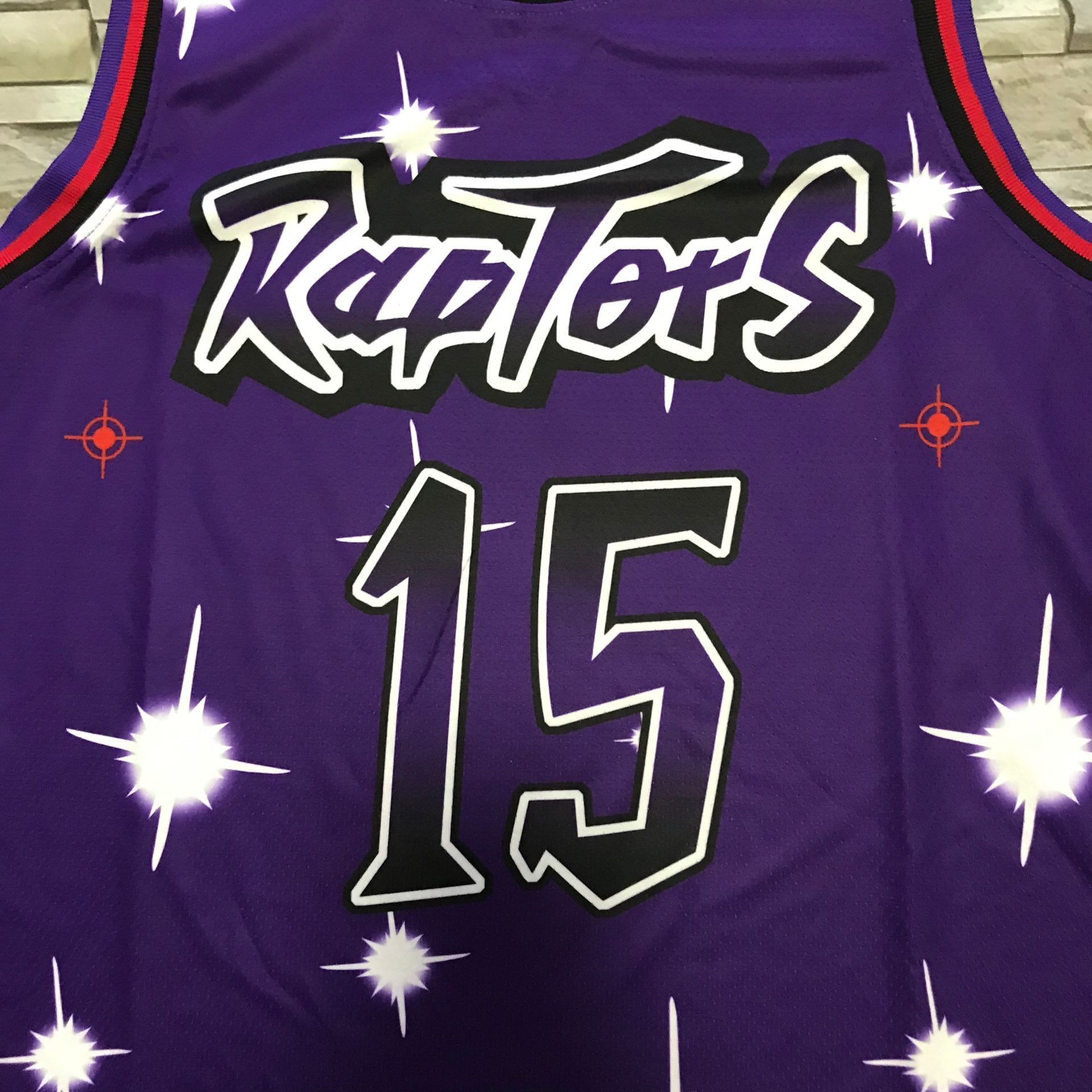 Men's Toronto Raptors Vince Carter Purple Hardwood Classics Swingman Jerseys