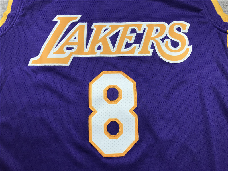 Men's Los Angeles Lakers Kobe Bryant Purple #8 Swingman Player Jerseys