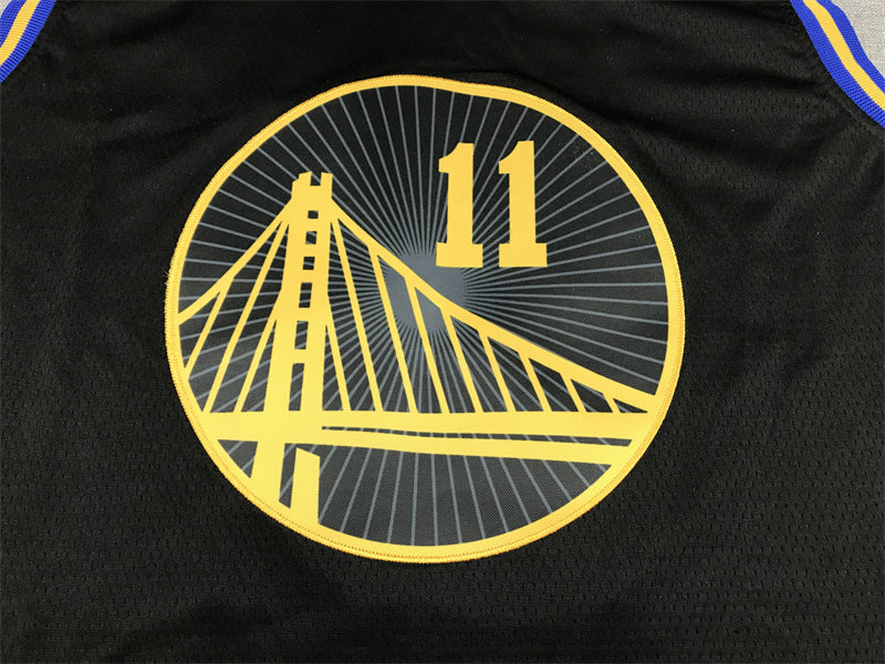 Men's Golden State Warriors Klay Thompson #11 City Edition Black Classic Jerseys