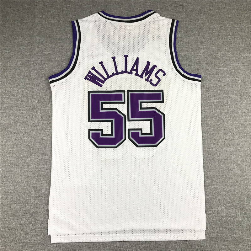 Men's Sacramento Kings Jason Williams White Hardwood Classics Swingman Jerseys