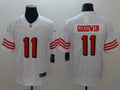 Men's San Francisco 49ers Marquise Goodwin #11 White Game Jerseys