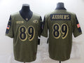 Men's Philadelphia Eagles Mark Andrews #89 Brown Game Jerseys
