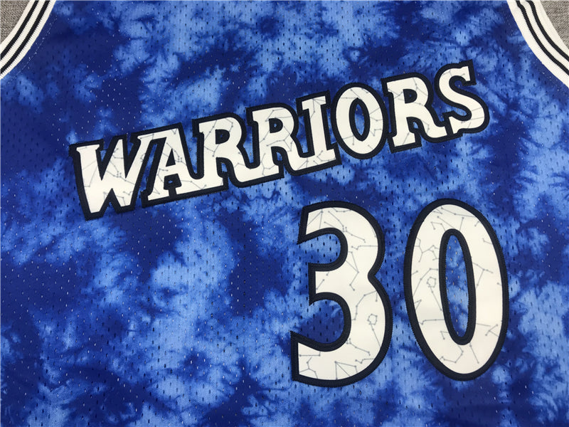 Men's Golden State Warriors Stephen Curry Mitchell & Ness Blue Swingman Jerseys
