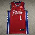 Men's Philadelphia 76ers James Harden Red Fastbreak Replica Player Jerseys