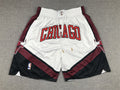 Men's Chicago Bulls White City Edition Basketball Shorts1