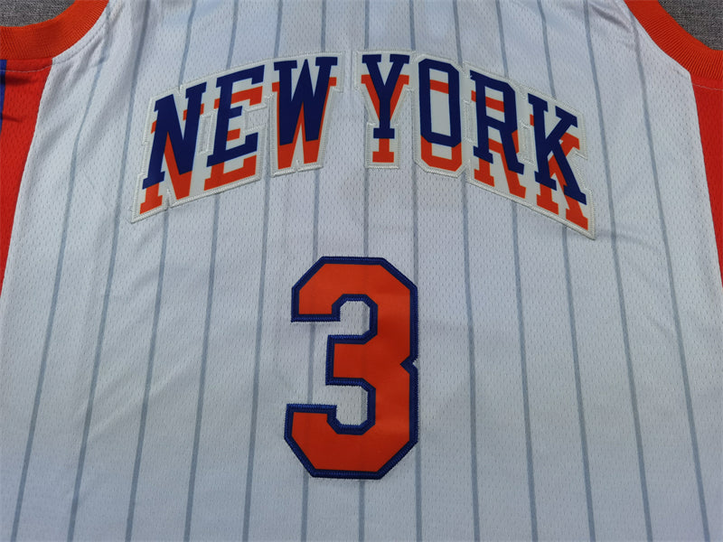Men's New York Knicks Josh Hart #3 White 2024/25 Swingman Player Jerseys - City Edition