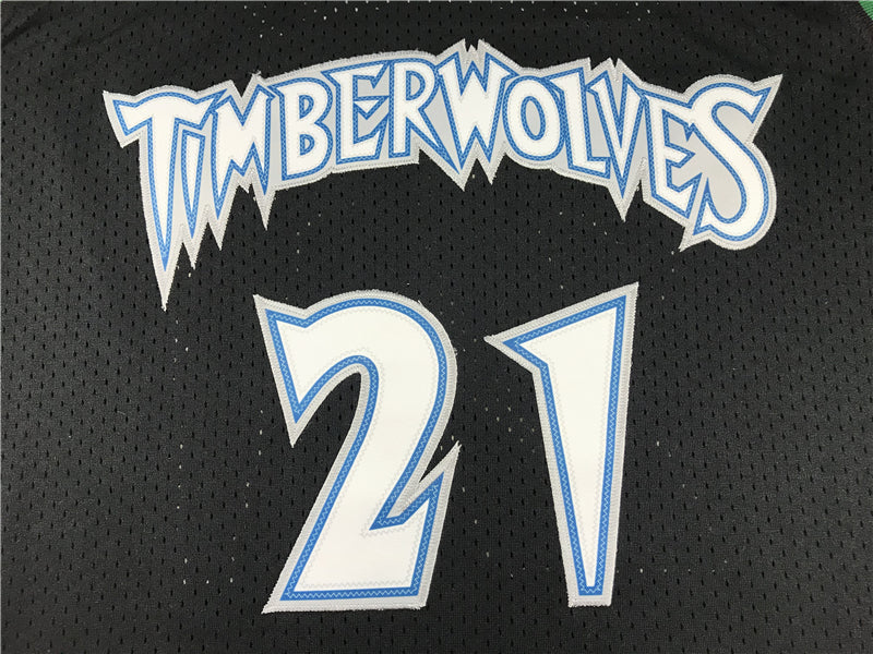 Men's Minnesota Timberwolves Kevin Garnett #21 Hardwood Classics Swingman Jerseys