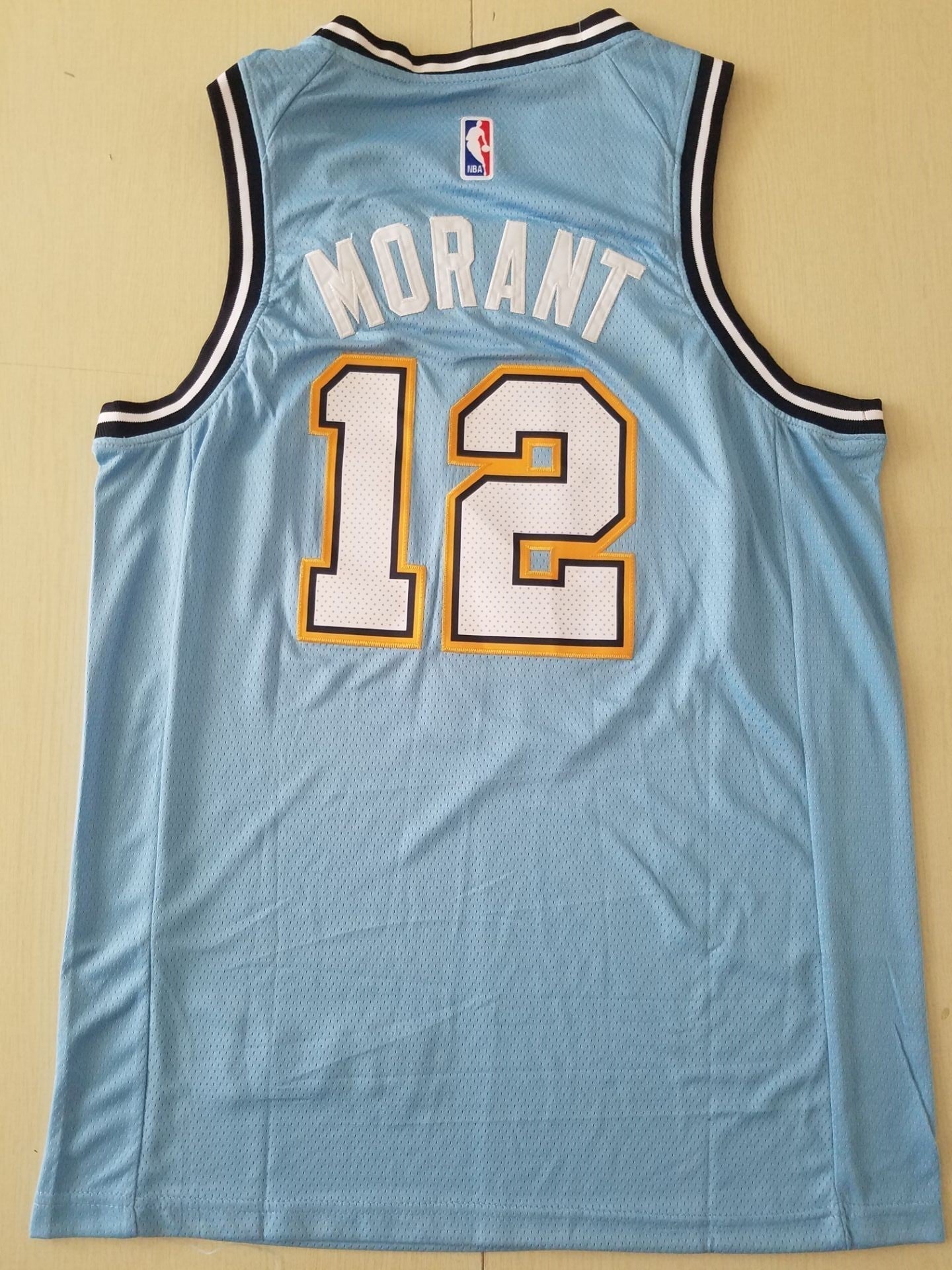 Men's Memphis Grizzlies Ja Morant #12 Blue City Edition Classic Jerseys