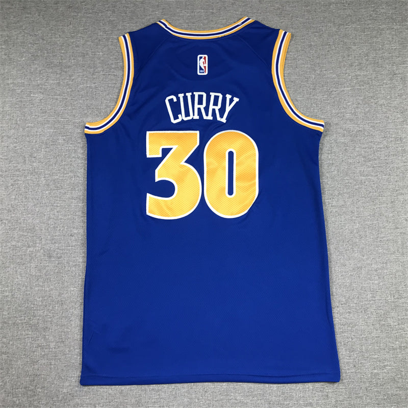 Men's Golden State Warriors Stephen Curry #30 Blue 2022/23 Swingman Jerseys - Classic Edition