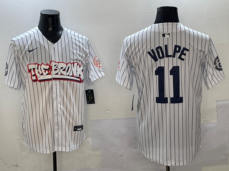 Men's New York Yankees Anthony Volpe White Limited Player Jerseys