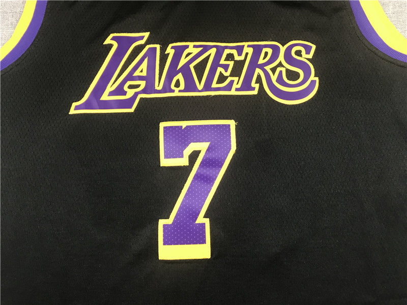 Men's Los Angeles Lakers Carmelo Anthony Black 2020/21 Swingman Player Jerseys