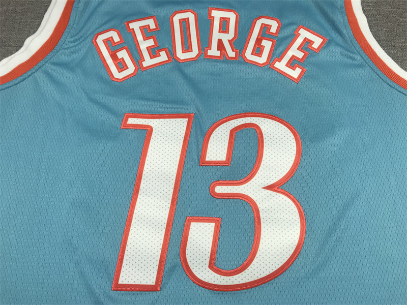 Men's LA Clippers Paul George Blue 2021/22 Swingman Jerseys - City Edition