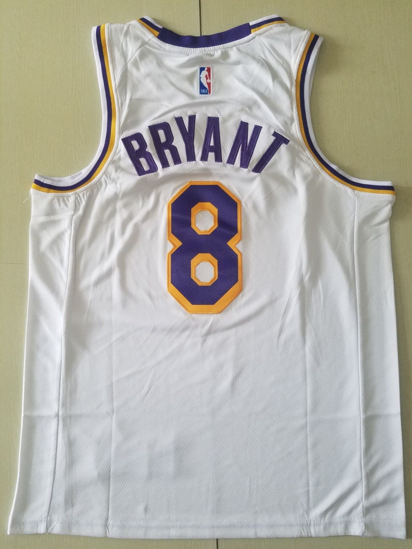Men's Los Angeles Lakers Kobe Bryant #8 White Swingman Player Jerseys