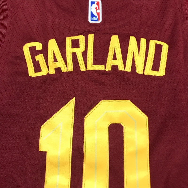 Men's Cleveland Cavaliers Darius Garland #10 Wine Swingman Jerseys - Icon Edition