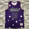 Men's Toronto Raptors Vince Carter Purple Hardwood Classics Swingman Jerseys