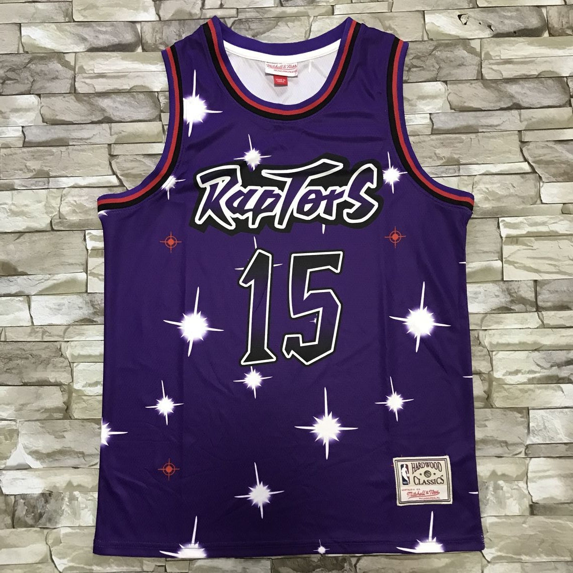 Men's Toronto Raptors Vince Carter Purple Hardwood Classics Swingman Jerseys