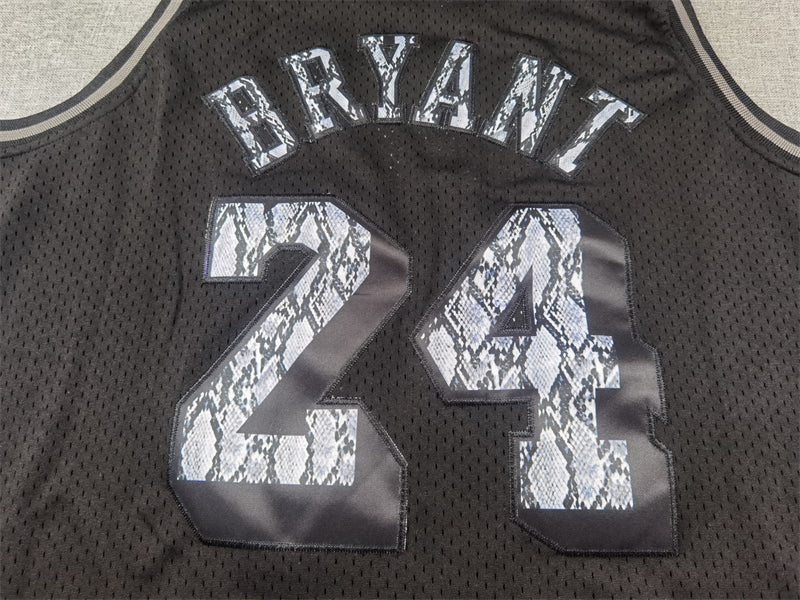 Men's Los Angeles Lakers Kobe Bryant #24 Black 1996/97 Hardwood Classics Swingman Jerseys