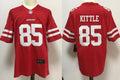 Men's San Francisco 49ers George Kittle Scarlet Vapor Limited Red Jerseys