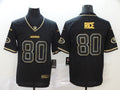 Men's San Francisco 49ers Jerry Rice #80 Black Authentic Game Jerseys
