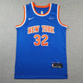 Men's New York Knicks Karl-Anthony Towns #32 Blue Swingman Jerseys - Icon Edition