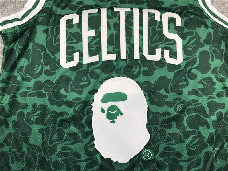 Men's Boston Celtics Bape Mitchell & Ness #93 NBA Green Player Jerseys